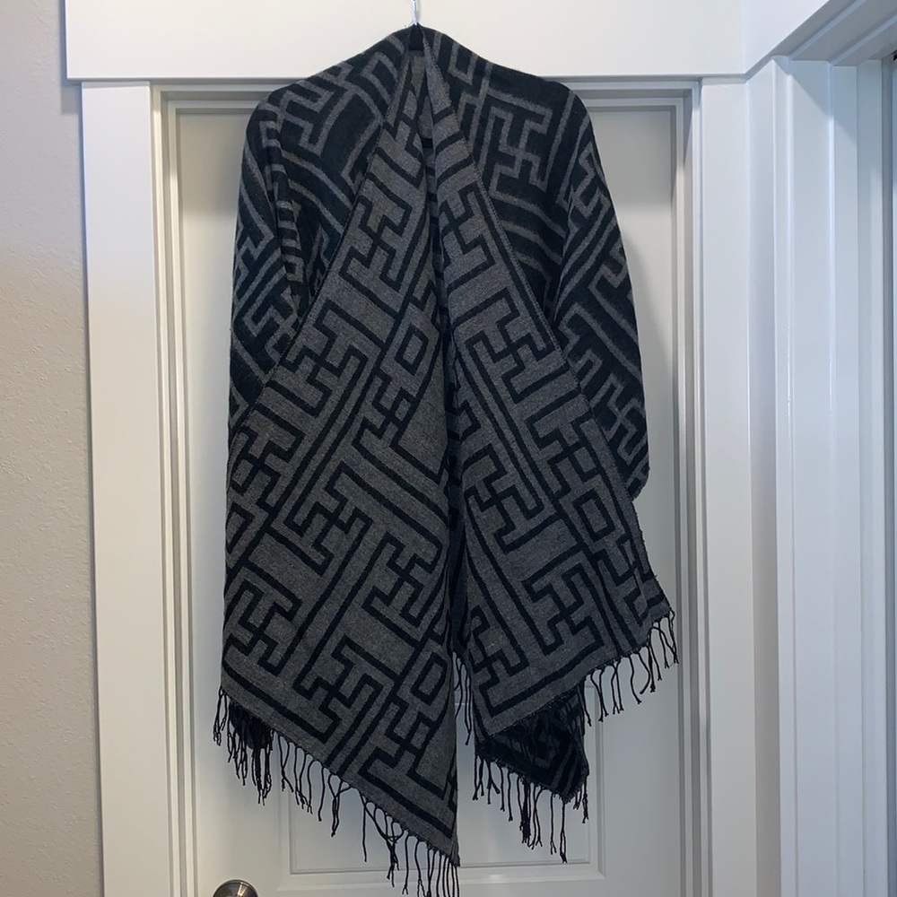 Reversible poncho